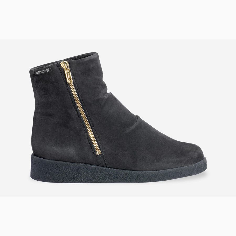 Mephisto CASSANDRA Suede Sko 8394062-FP - Støvler Dame Svart